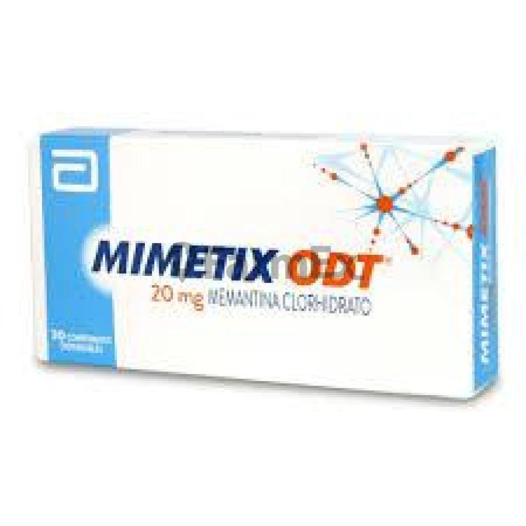 Mimetix ODT 20 mg x 30 comprimidos dispersables Farmex-BanMedica-Persistente